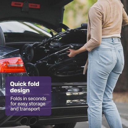 Equipmed 24 Inch Folding Wheelchair - X-Large & Comfortable