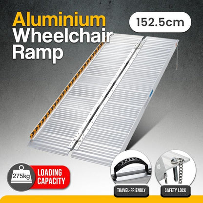 Kartrite 5 Feet Aluminium Foldable Wheelchair Ramp R01