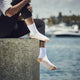 Glucology Copper-Based Loose Top Classic Socks - 2 Pairs White Large – view 19