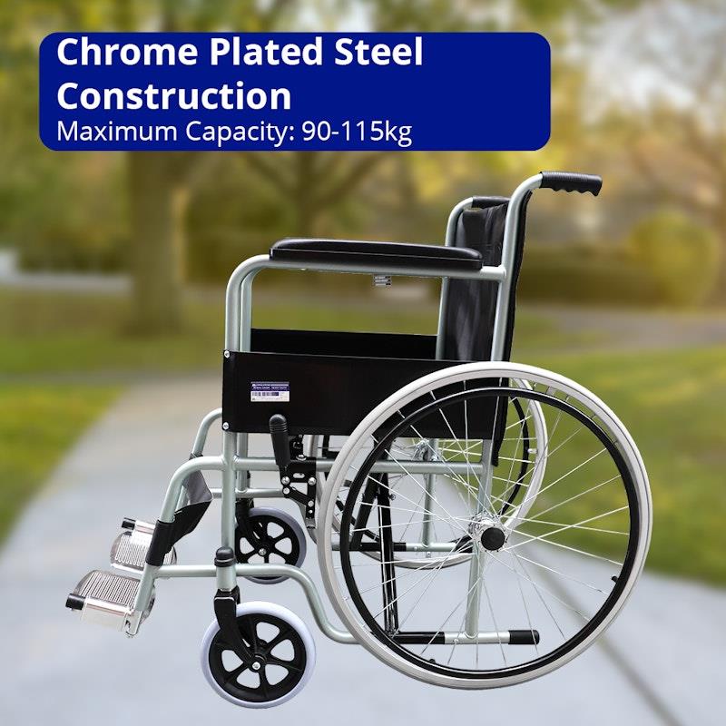 Livingstone Economy Wheelchair - Seat Width 46cm - Each