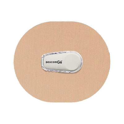 Glucology 25 Pack CGM Patches for Dexcom G6 - Beige