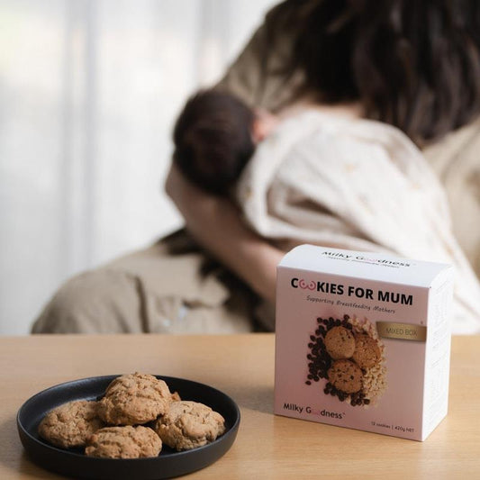 Milky Goodness Mixed Flavour Box 12-Pack - Lactation Cookies for Every Craving - Auzzistore