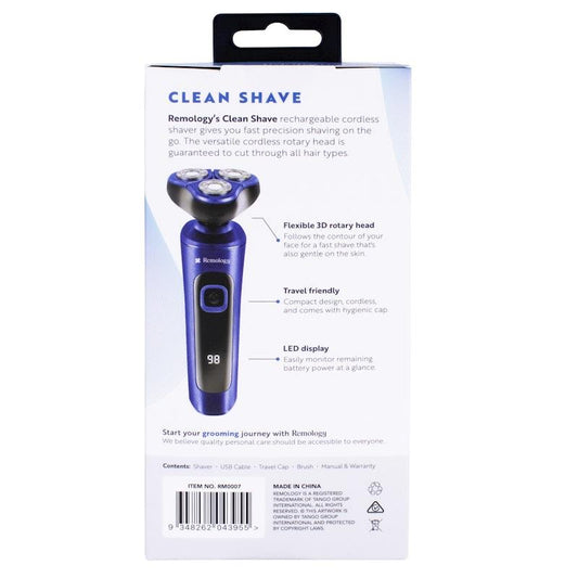 Remology Clean Shave Rechargeable Cordless Shaver - Precision Shaving Anywhere – view 2