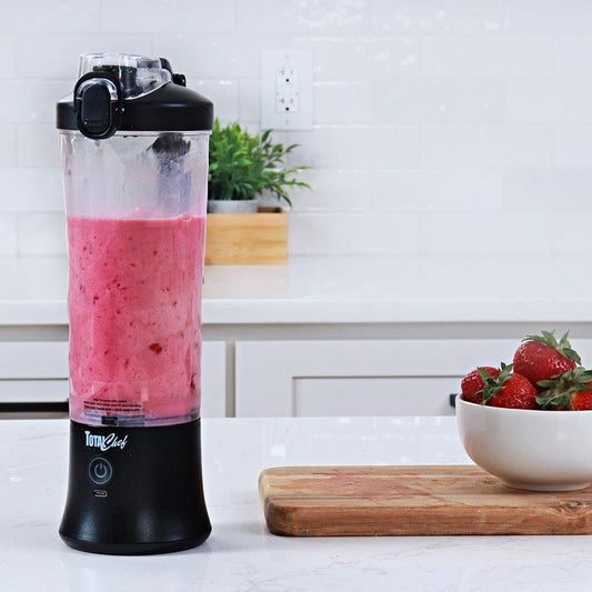 Total Chef Portable Blender, 600 ml - Black-Auzzi Store