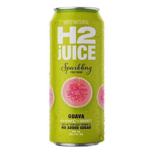 H2 Juice 500ml Sparkling Guava - 12 Pack of Natural Refreshment