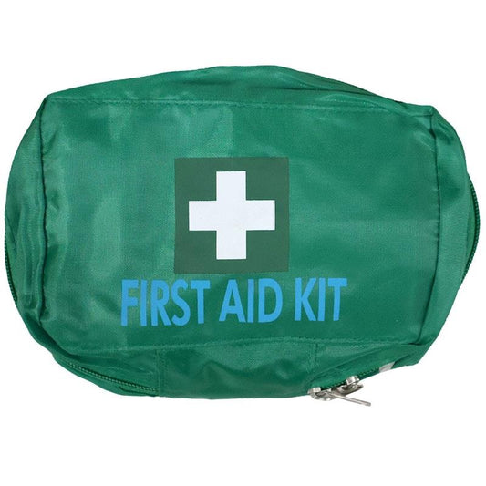 Livingstone Work Vehicle First Aid Kit - Essential Emergency Supplies in Green Nylon Pouch