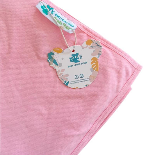 Baby Loves Sleep Koala Hugs Summer Newborn Swaddle Wrap - Candy Pink One Size – view 2