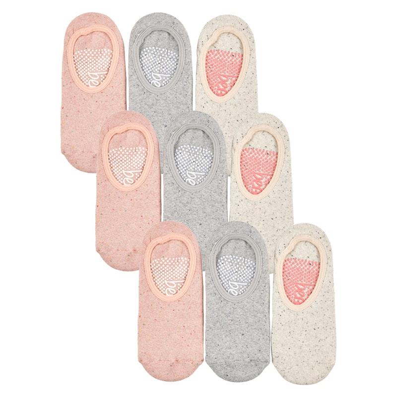 Benefeet 9 Pairs of Women's Studio Socks with Terry Lining & Non-Slip - Nep Yarn Size 5-10-Auzzi Store