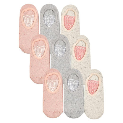 Benefeet 9 Pairs of Women's Studio Socks with Terry Lining & Non-Slip - Nep Yarn Size 5-10-Auzzi Store