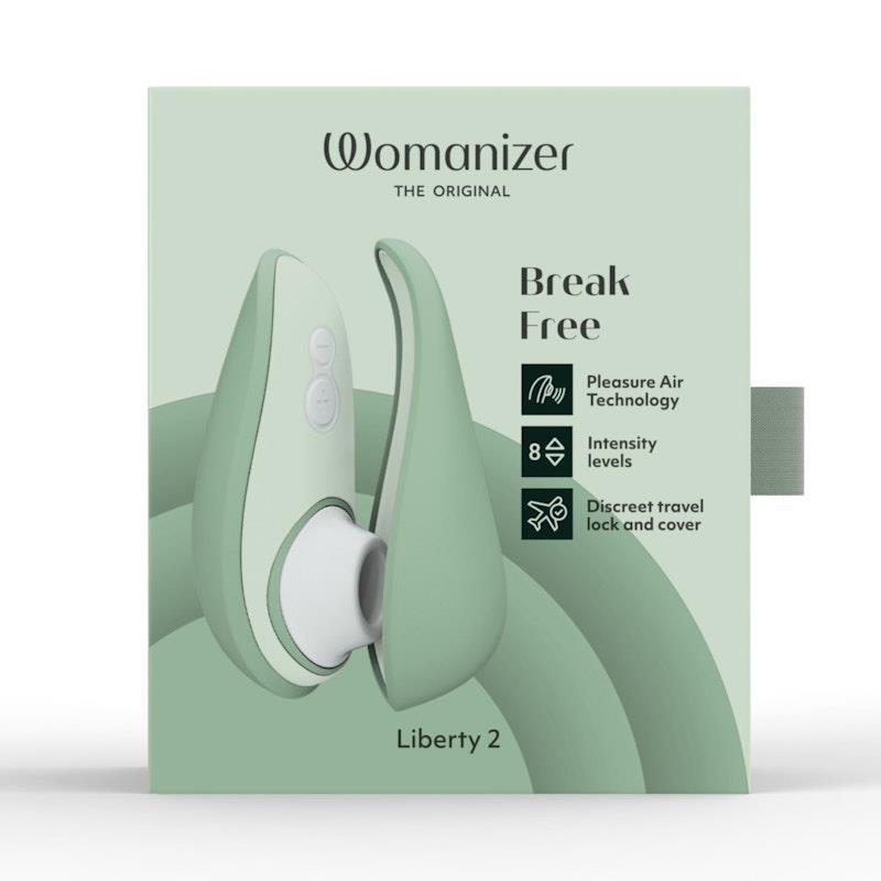 Womanizer Liberty 2 Sage - 1 Piece for On-the-Go Pleasure