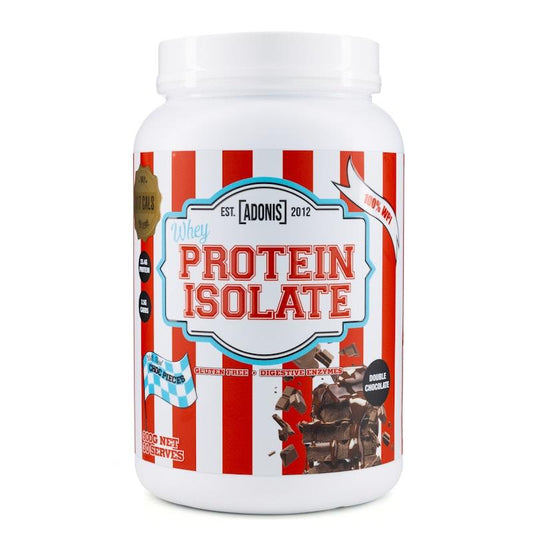 Adonis Gear Whey Protein Isolate (100% WPI) - Double Chocolate - 900g (30 Serves) - Auzzistore