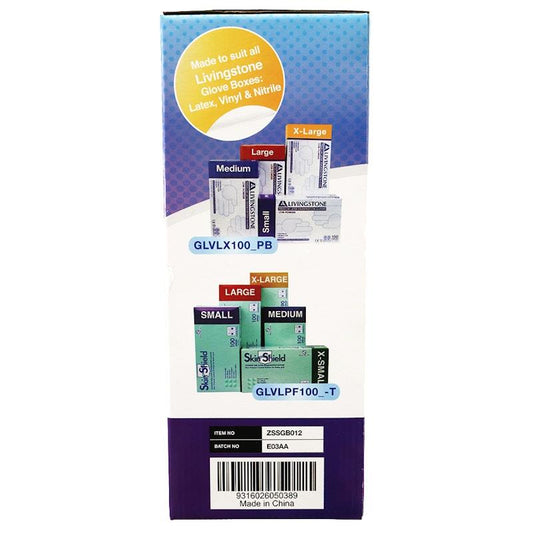 Livingstone Double Gloves Dispenser - White (1 Piece)-Auzzi Store