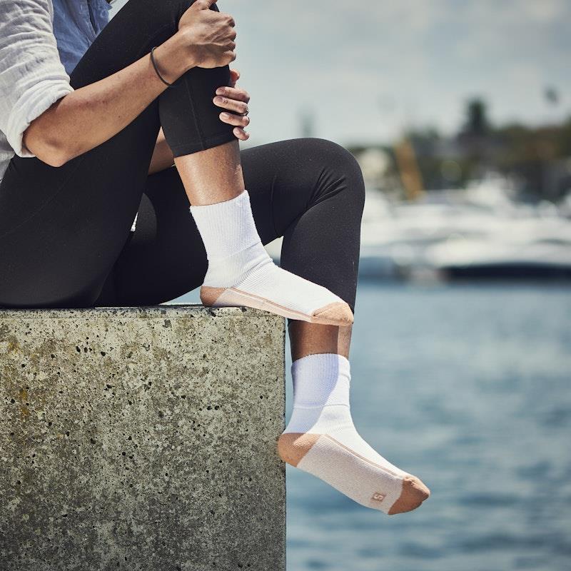 Glucology 6 Pack Mixed Classic Socks - Black, White, Grey - Small