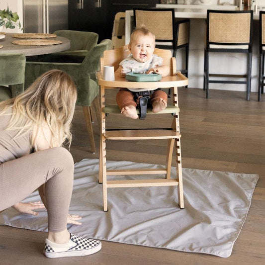 Tiny Twinkle - Grey Splat Mat with Storage Bag - 51x51 inches-Auzzi Store
