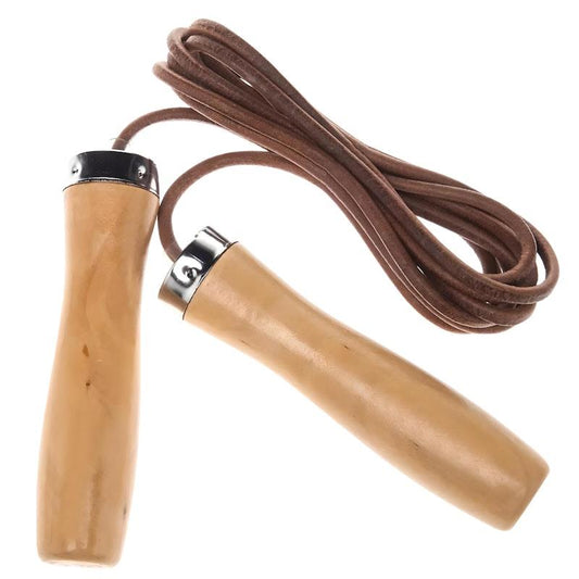 York Leather Skipping Rope - 1pc for Smooth and Fast Workouts