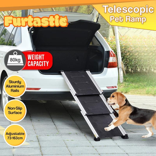 Furtastic Heavy-Duty Aluminium Telescopic Pet Ramp