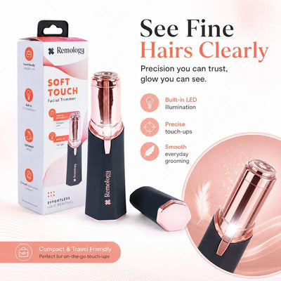 Remology Soft Touch Facial Trimmer with LED - 1 Unit