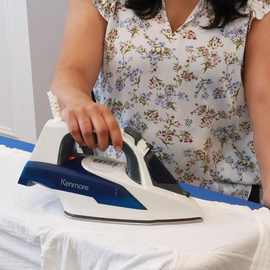 Kenmore Digital Power Steam Iron for Effortless Clothing Care - Blue/White-Auzzi Store