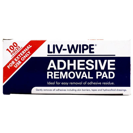 Livingstone Adhesive Remover Wipes - 100 Pieces/Box