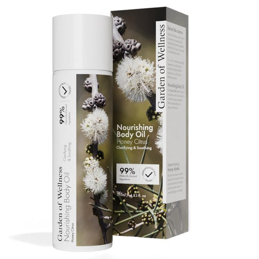 Garden of Wellness Nourishing Body Oil Honey Citrus 120ml - Awaken Your Senses