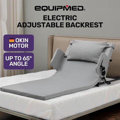 Equipmed Electric Adjustable Backrest - Full Length Grey