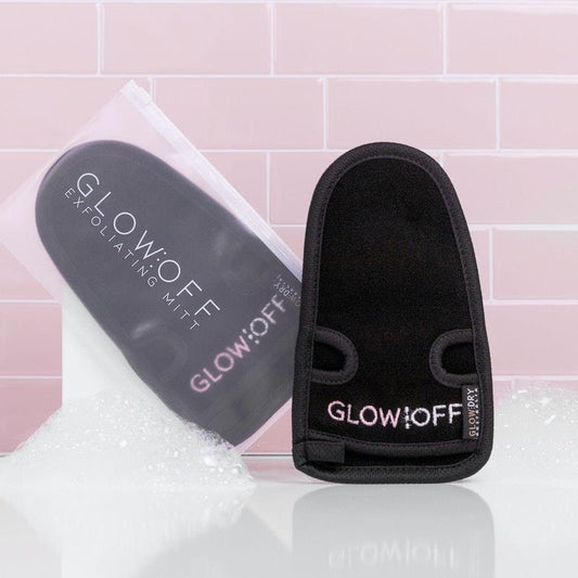 GlowOff - Exfoliating Mitt 1pc - Effortlessly Remove Old Tan – view 2