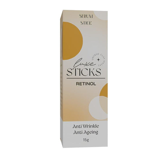 LuxeSticks Retinol Serum Stick 15g - Anti-Aging Skin Renewal - Auzzistore