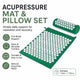 Fandcy Acupressure Mat and Pillow Set with Bag - 1 Pack for Natural Wellness – view 2 - Auzzistore