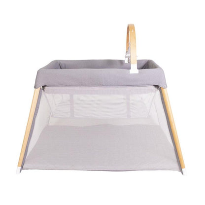 Bebecare Zuri Timber Travel Cot Natural - Safe & Stylish