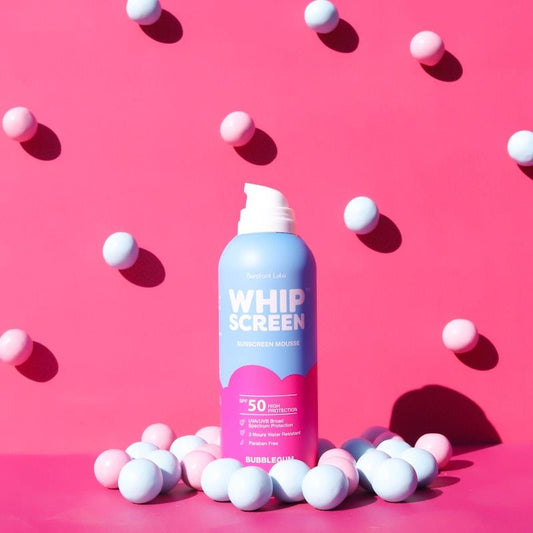 Barefoot Labs WhipScreen SPF50 Sunscreen Mousse - Bubblegum Scent 160g