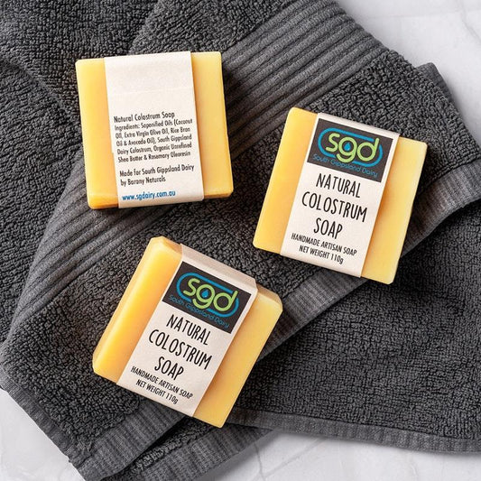 SGD Natural Colostrum Soap 110g - 3 Pack