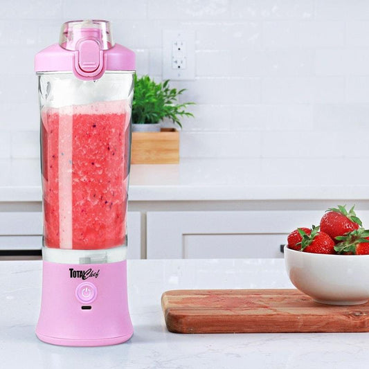 Total Chef Portable Blender, 600 ml - Lilac-Auzzi Store