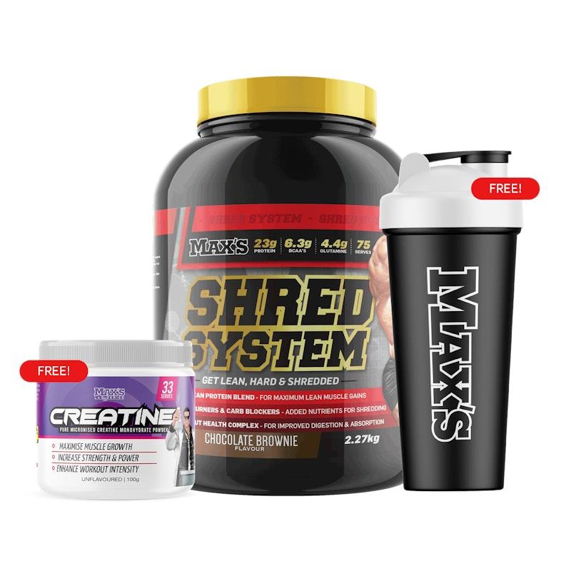 MAX'S Shred System 2.27kg - Chocolate Brownie Flavor