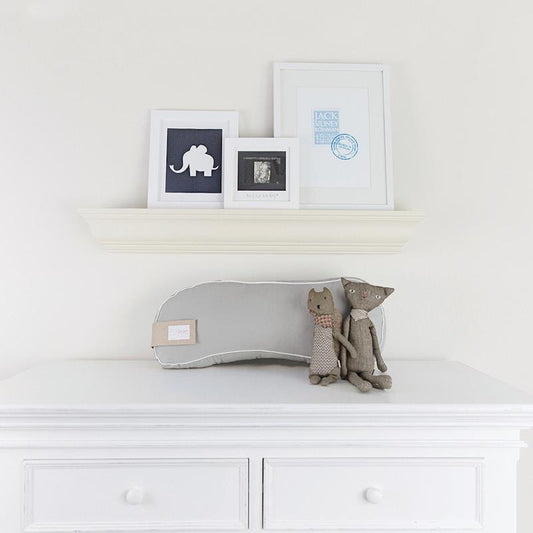 Milkbar Single Maternity Pillow Grey - Ultimate Feeding Support - Auzzistore