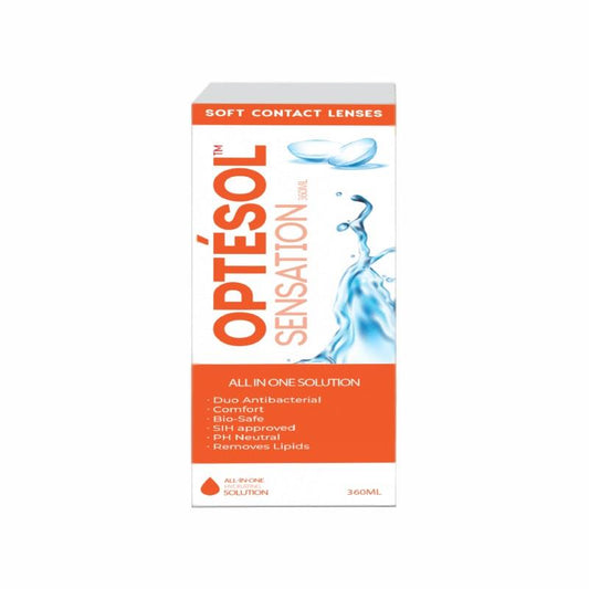 Optesol Sensation All-in-One 360ml - Premium Contact Lens Solution-Auzzi Store