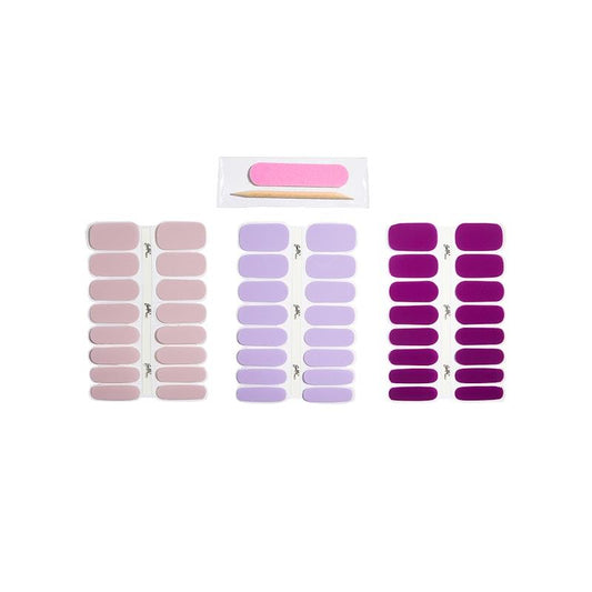 Selfie Nails Express Gel Polish Mixed Pack - Lilac, Mauve & Grape-Auzzi Store