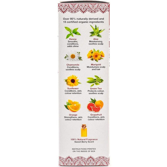 Tints of Nature Henna Cream Red 70ml - Fiery Semi-Permanent Hair Dye