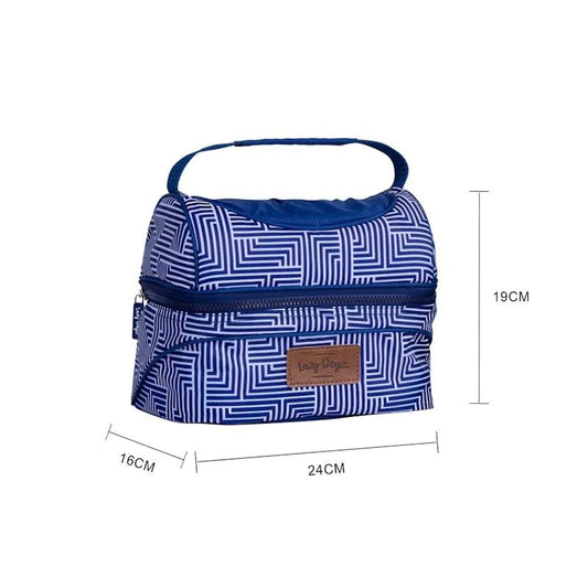 Lazy Dayz Insulated Deluxe Lunch Cooler - Makena - 1pc - Auzzistore