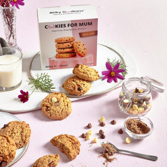 Milky Goodness Triple Choc Lactation Cookies - 12 Pack - Auzzistore