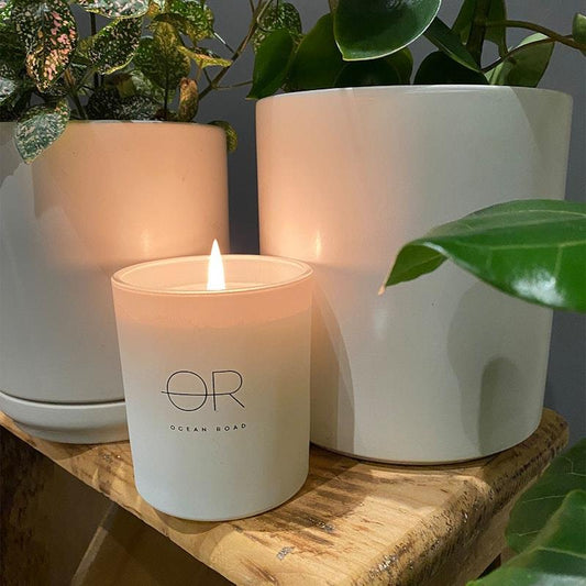 Ocean Road White Home Soy Candle 380g - Scented Serenity-Auzzi Store