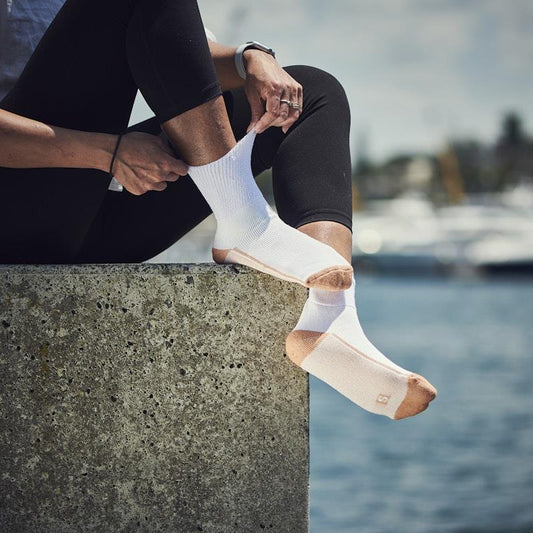Glucology 6 Pack Mixed Classic Socks - Black, White, Grey - Medium - Auzzistore