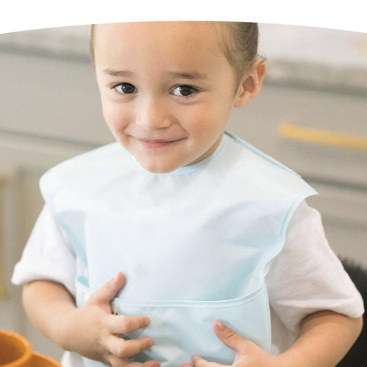 Tiny Twinkle Easy Bib 3 Pack - Sage/Charcoal/Ice Blue - Auzzistore