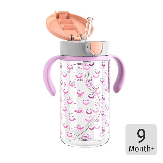 Evorie Tritan Kids Straw Water Bottle Mug 300mL - Fun and Functional Hydration-Auzzi Store