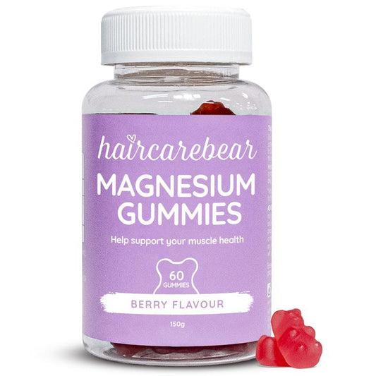 Haircarebear Magnesium Gummies 3x60 Pack | Extra-Strength Magnesium Support