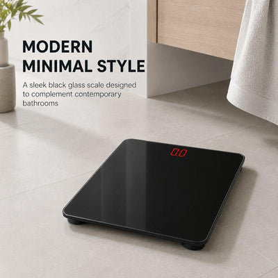 Clevinger Digital Glass Bathroom Scale - Max Capacity 180KG