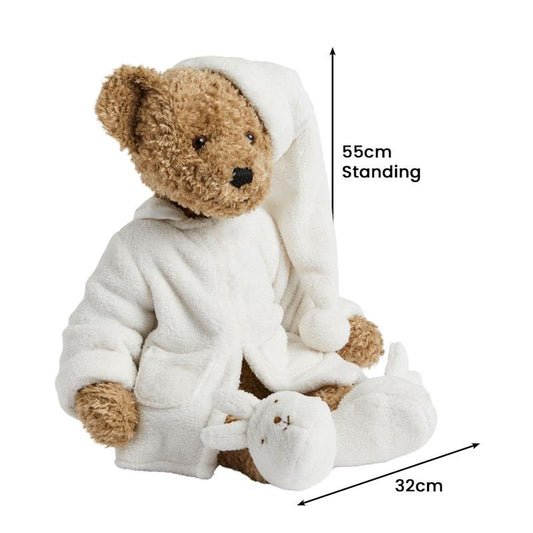 Jiggle & Giggle Marlow the Notting Hill Bedtime Bear - Cuddly Comfort for Kids - Auzzistore