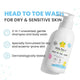 Little Etoile Head to Toe Wash - 250ml for Dry & Eczema-Prone Skin – view 2 - Auzzistore
