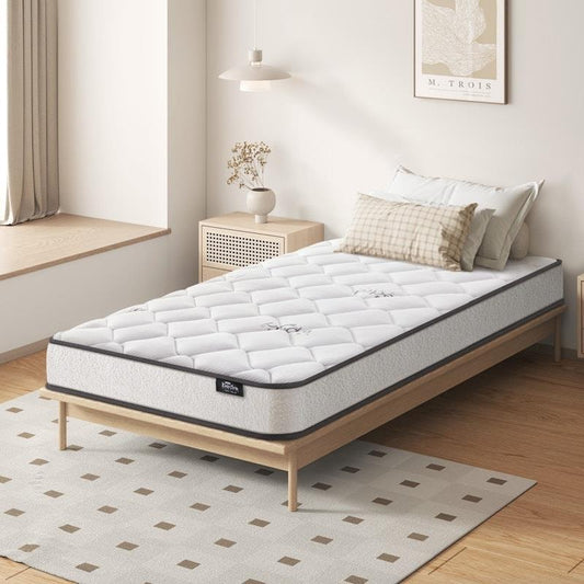 Bedra Bedding Luxury Medium Firm Foam Bonnell Spring Mattress - 16cm Single