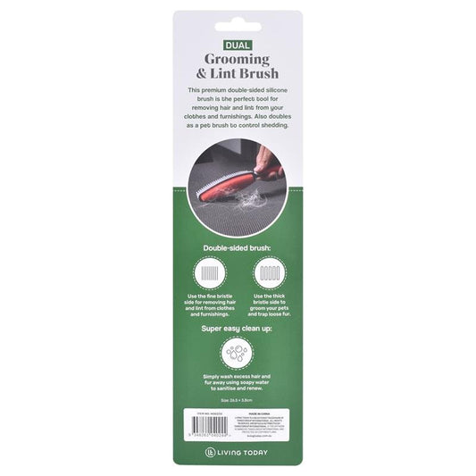 Living Today Double-Sided Grooming & Lint Brush - 1 Unit-Auzzi Store