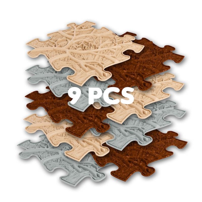 Muffik Roots Sensory Play Mats Set - Nature-Inspired Play Experience
